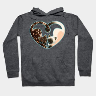 Kitty Love [Tortie/Seal Point] Hoodie